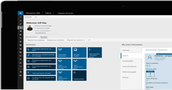 Microsoft Dynamics 365 Human Resource