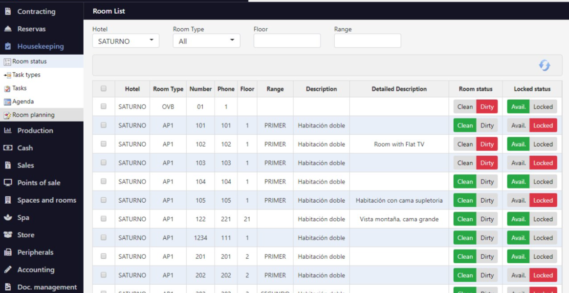 Accommodation Management Software