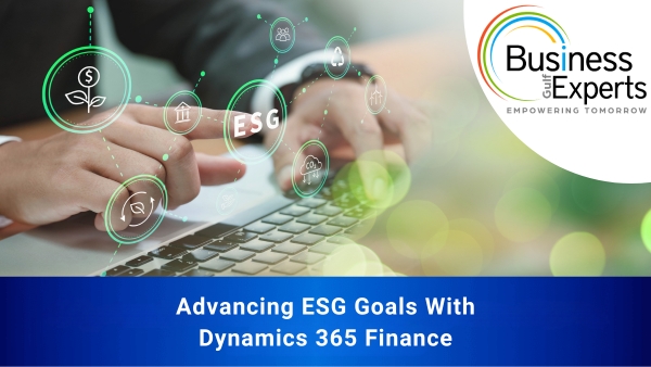 Advancing Environmental, Social and Governance Goals with Dynamics 365 Finance