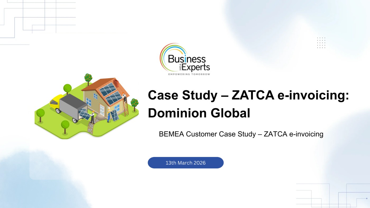 Case Study – ZATCA e-invoicing Dominion Global
