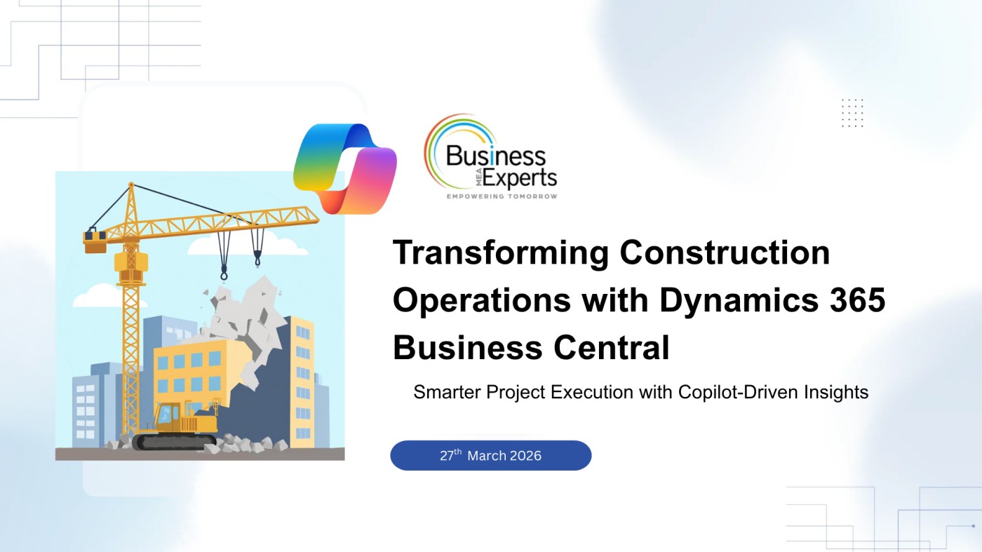 Key Ways Construction Firms Can Use Dynamics 365 Business Central and Copilot