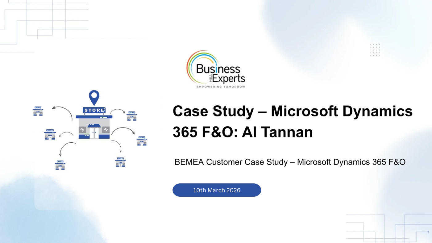 CASE STUDY – AL TANNAN – Microsoft Dynamics 365 Finance & Operations